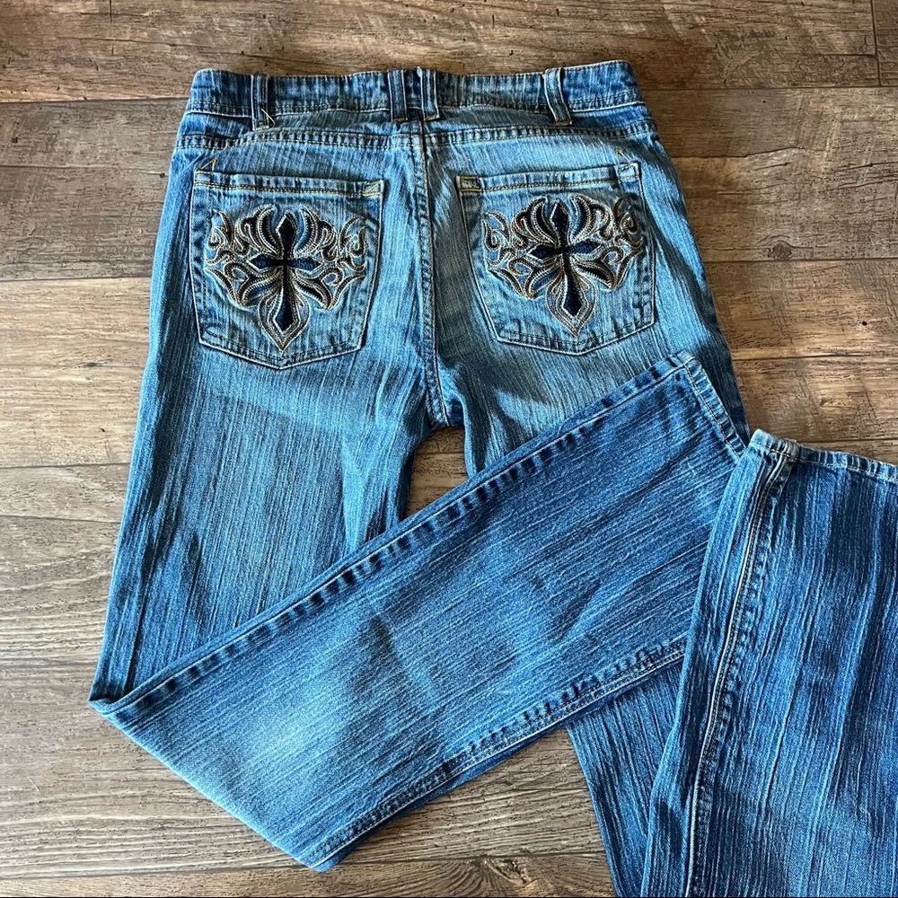 Blue Epic Bootcut Jeans